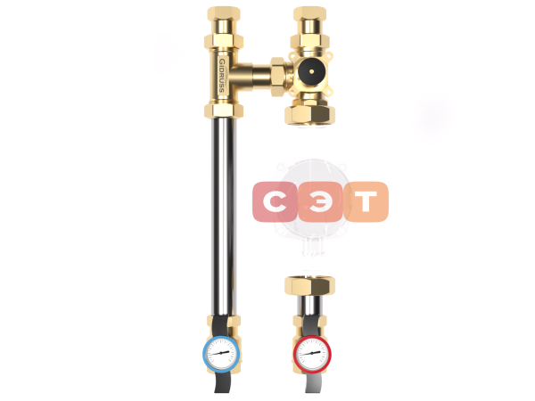 NGSS-20C (нерж., ¾″, 90 мм, поворотный смеситель Wester KVs 6.3)